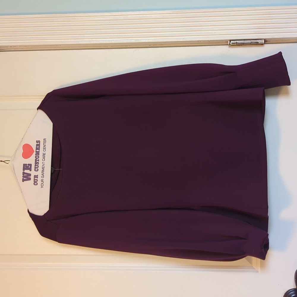 🔥NWT🔥 XL Purple Banana Republic Long Sleeve Formal Top